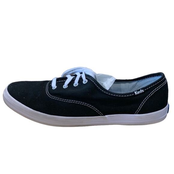 Keds‎ black low top women’s tennis  shoes lace up size 9 memory foam insole - Picture 5 of 6